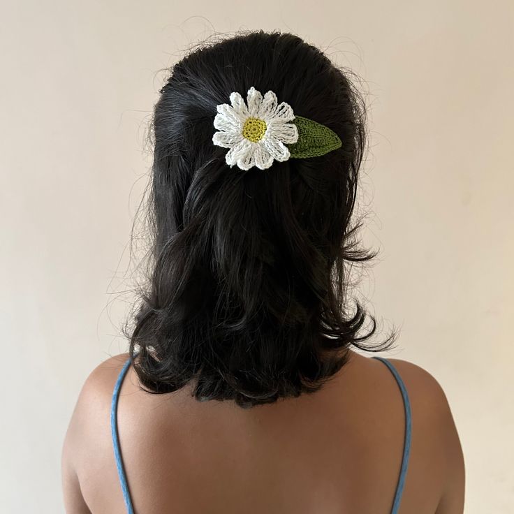 floral hair clips