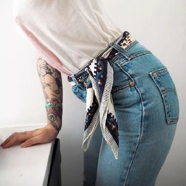 silk scarf styling tips