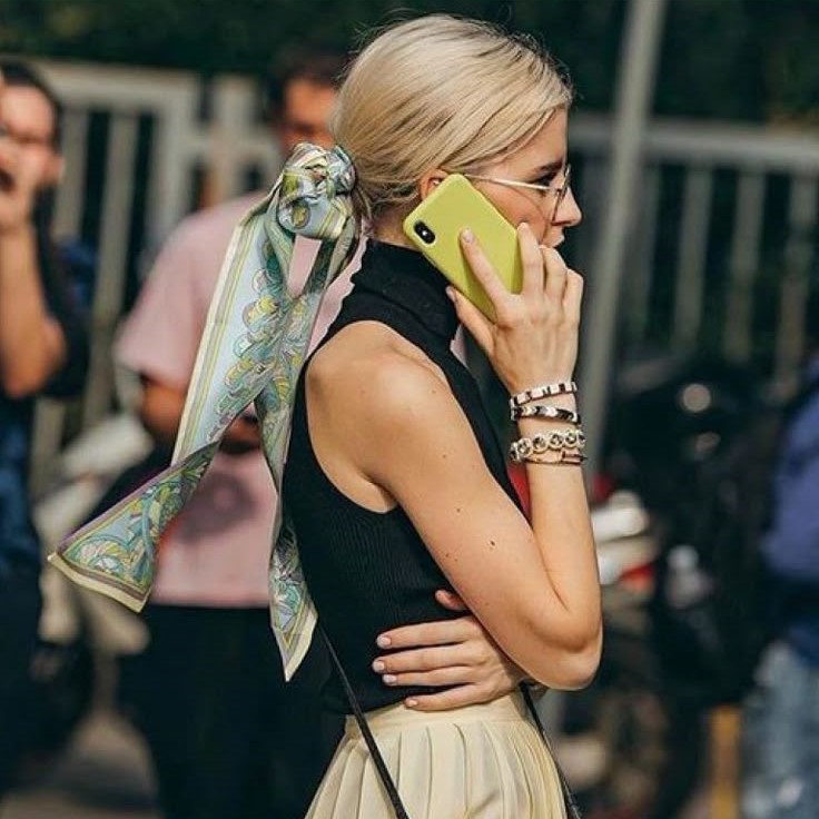 silk scarf fashion trends