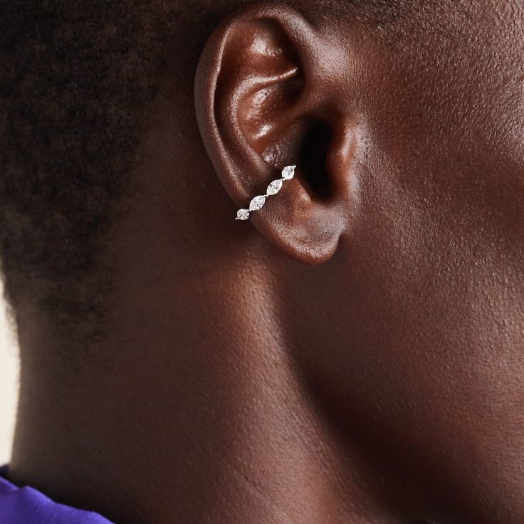 diamond ear cuff